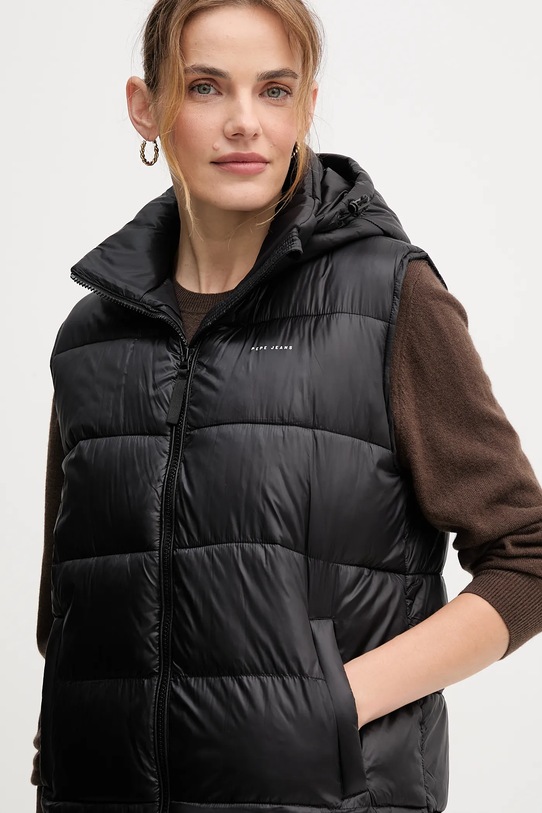 Pepe Jeans bezrękawnik czarny PL4024359