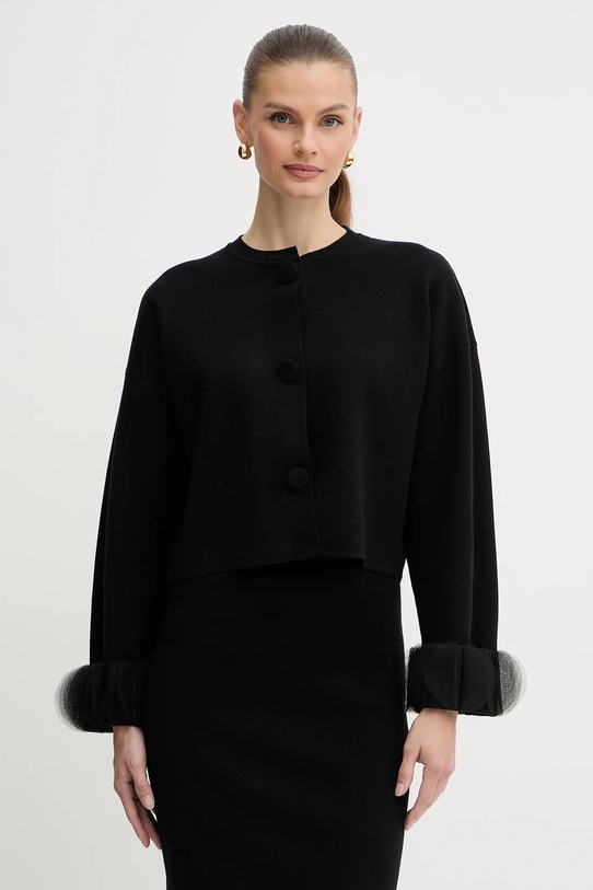 Twinset rövid kabát nem bélelt fekete 252AP3010