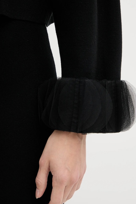 Twinset rövid kabát 252AP3010 fekete