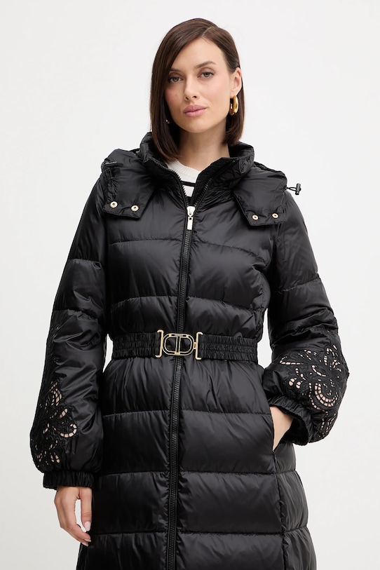 Twinset geacă de puf negru 252TP2430