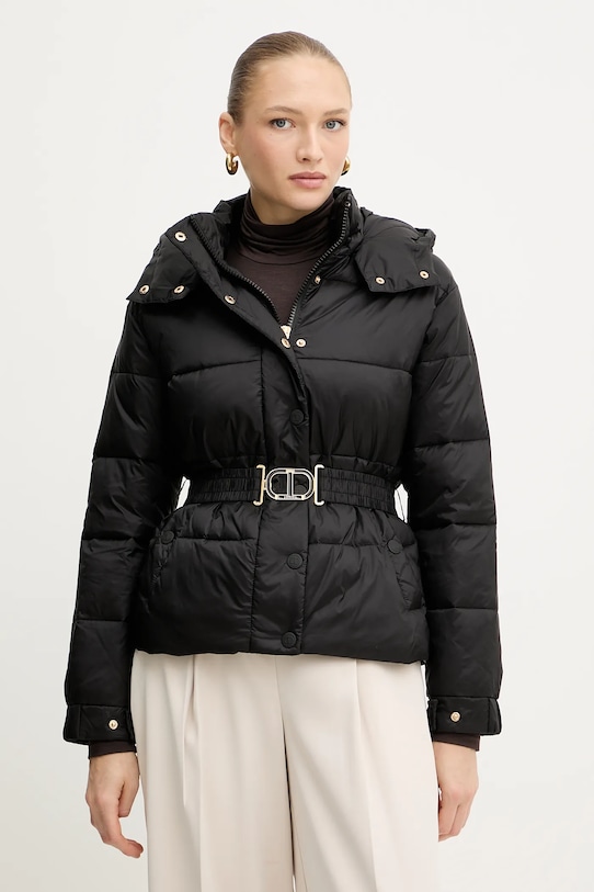 Twinset kurtka pozostałe czarny 252TP2720