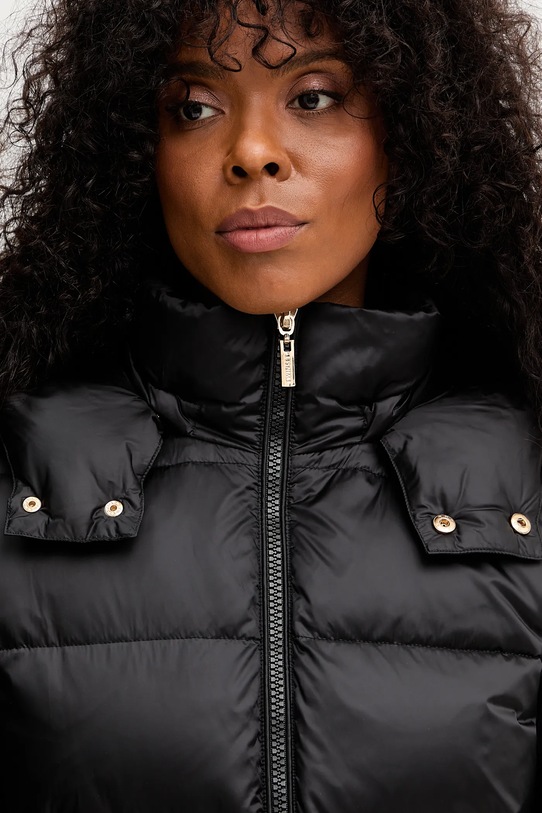 Μπουφάν με επένδυση από πούπουλα Twinset 252TP2431 μαύρο