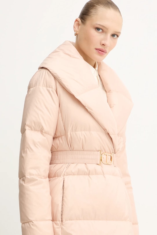 Twinset geacă de puf bej 252TT2050