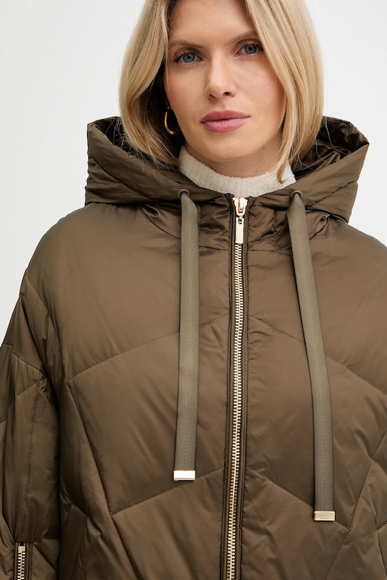 Twinset kurtka puchowa 252TT2060 zielony