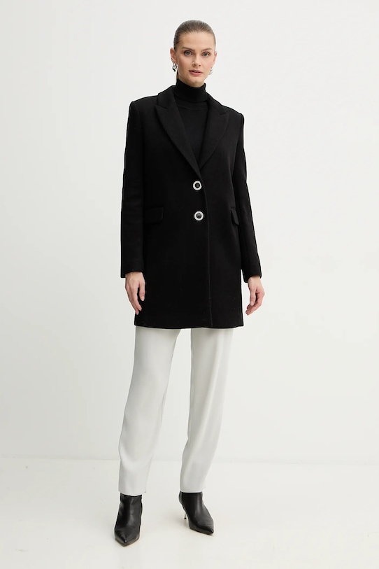 Пальто с добавлением шерсти Armani Exchange XW000716.AF16206 чёрный AW25