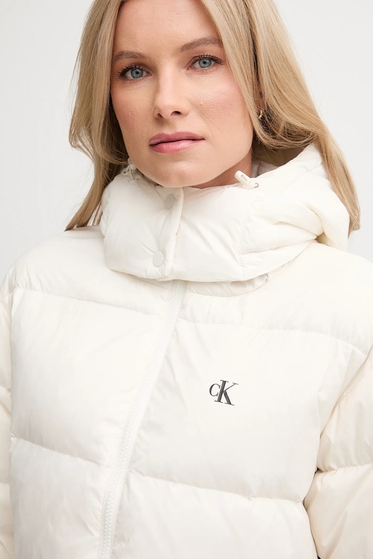 Calvin Klein Jeans geacă de puf bej LV047D501G