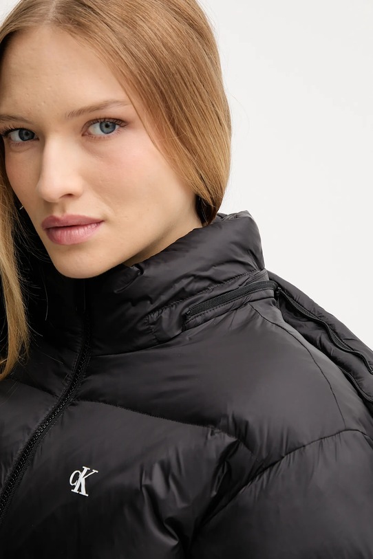 Péřová bunda Calvin Klein Jeans LV047D501G černá