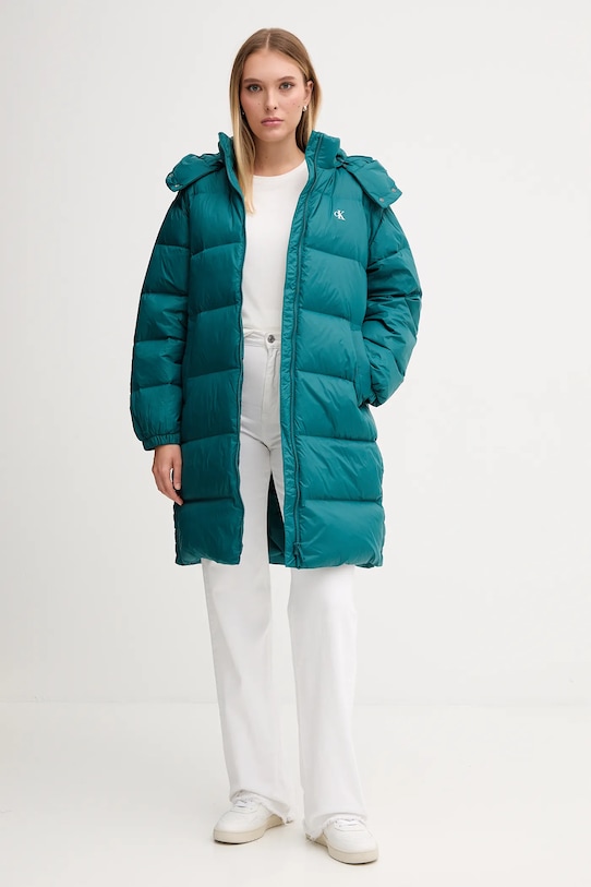 Пуховая куртка Calvin Klein Jeans LV047D502G зелёный AW25