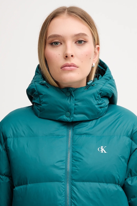 Пуховая куртка Calvin Klein Jeans LV047D502G зелёный