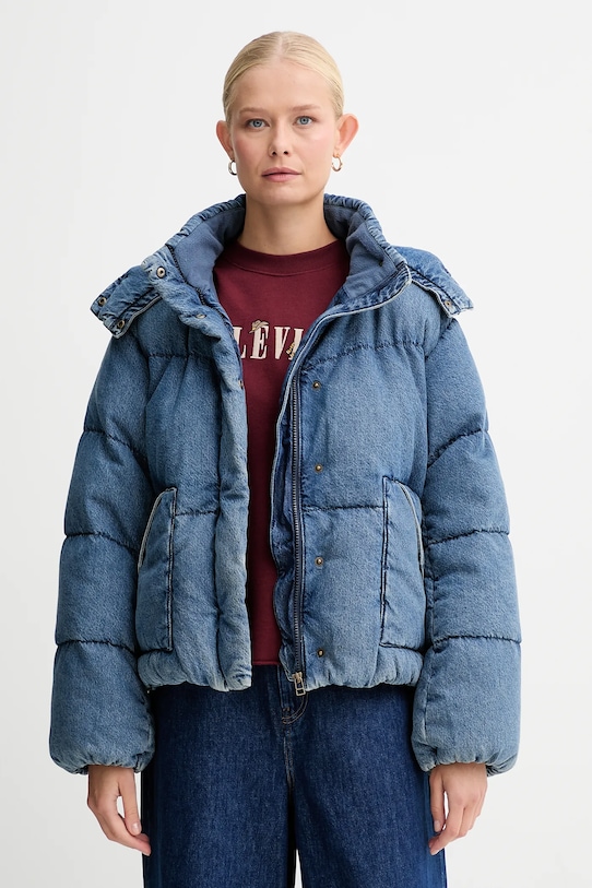 Пухено яке Levi's с изолация син 003MD