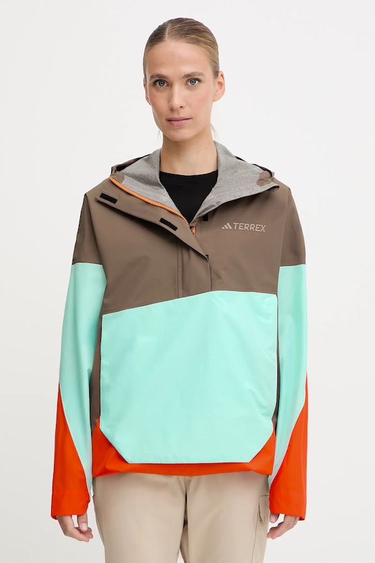 adidas TERREX jacheta de exterior Xploric 2.5L Anorak necaptusit maro JL9813