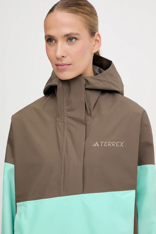 adidas TERREX jacheta de exterior Xploric 2.5L Anorak maro JL9813
