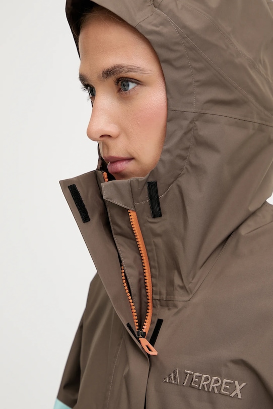 adidas TERREX jacheta de exterior Xploric 2.5L Anorak JL9813 maro