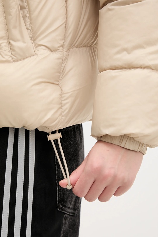 adidas Originals kurtka Short Puffer JX2947 beżowy