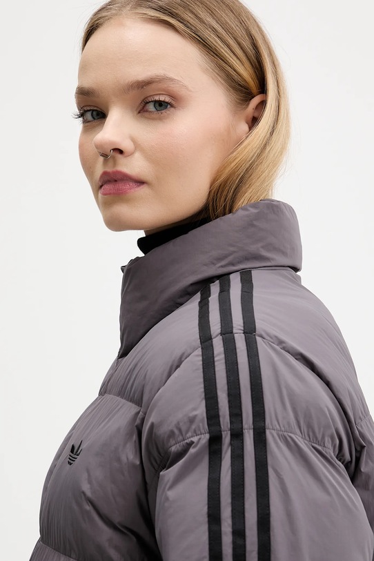 adidas Originals kurtka Long Puffer fioletowy JX2952