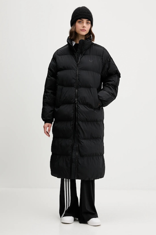 Îmbrăcăminte adidas Originals geacă Long Puffer JX2957 negru