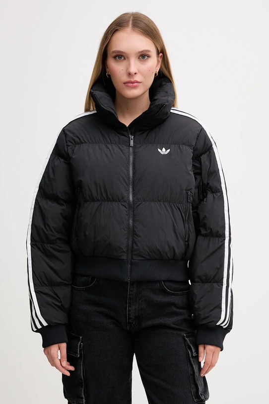 adidas Originals geacă Cropped Puffer cu captuseala negru JX2970