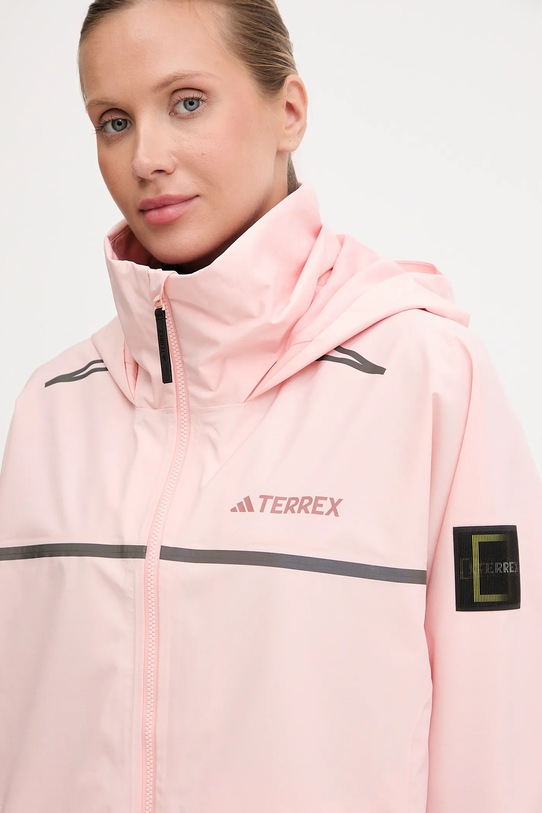 Turistická bunda adidas TERREX ružová KC2347