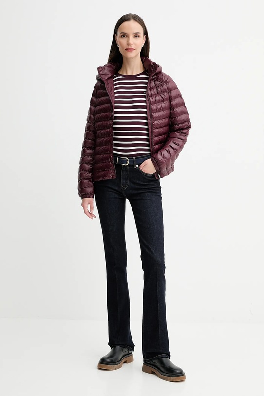 Tommy Hilfiger kurtka WW0WW47351 bordowy AW25