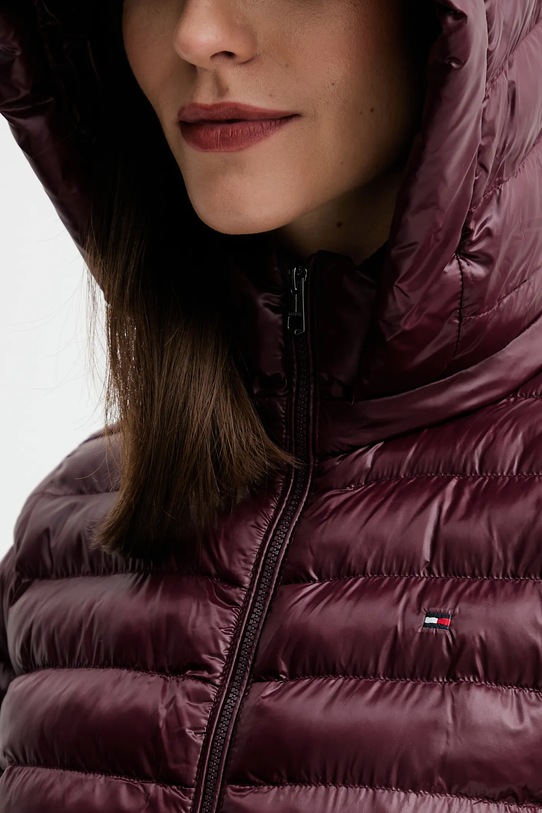 Tommy Hilfiger kurtka WW0WW47351 bordowy