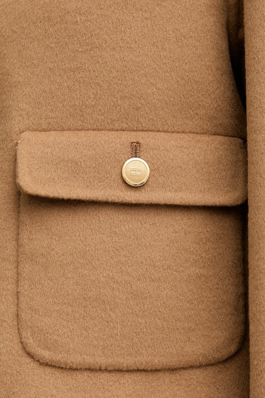 Tommy Hilfiger kurtka z wełną WW0WW47446 brązowy