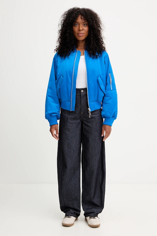 MAX&Co. kurtka bomber 2528486022200 niebieski AW25