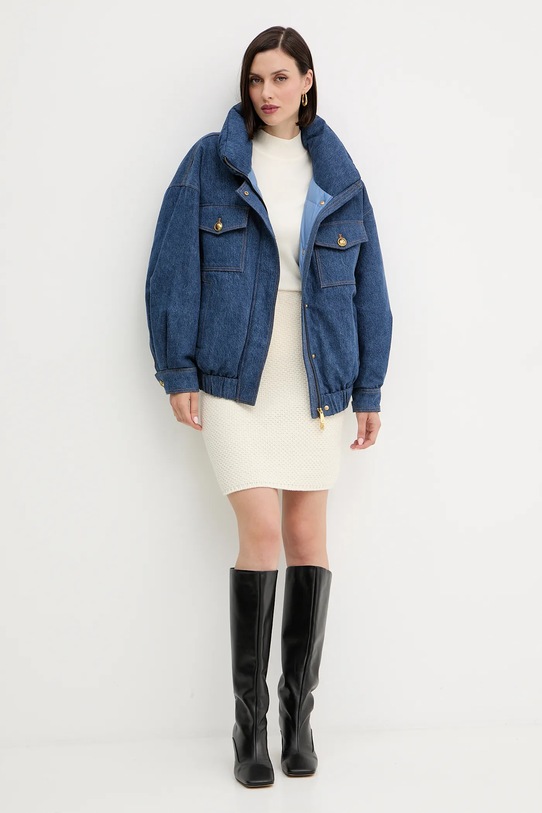 Péřová bunda Luisa Spagnoli 542239 modrá AW25