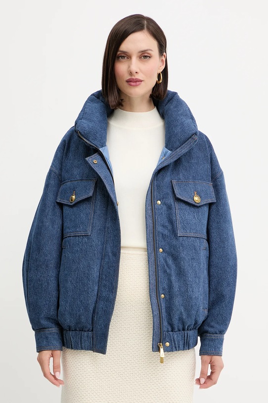 Péřová bunda Luisa Spagnoli modrá 542239