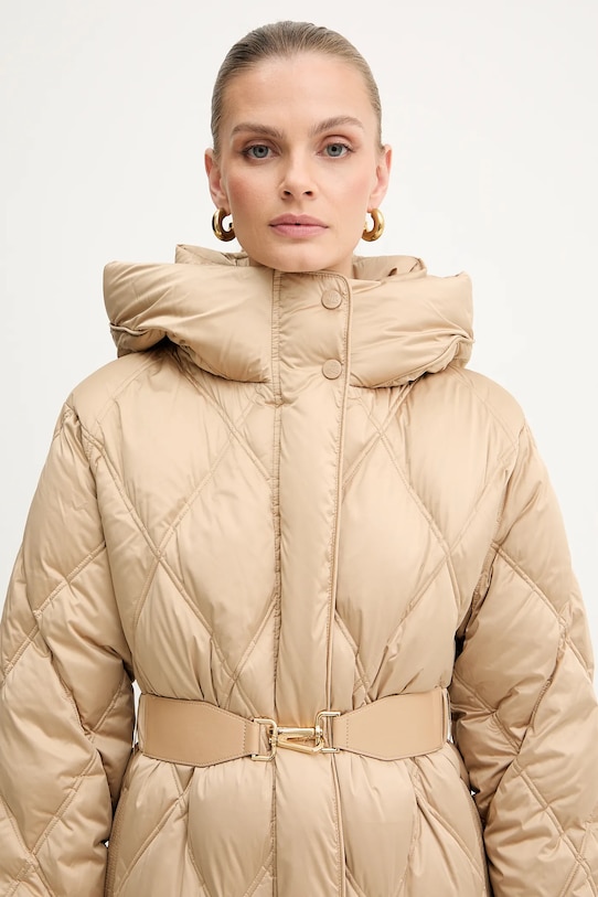 Péřová bunda Luisa Spagnoli 542440 béžová