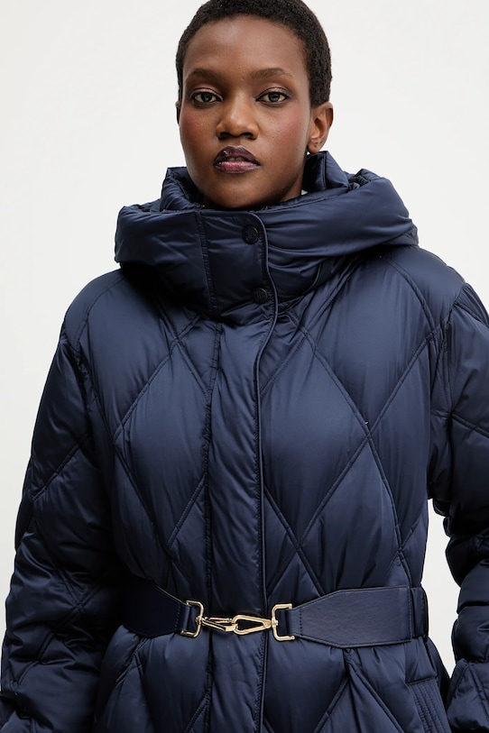 Пуховая куртка Luisa Spagnoli тёмно-синий 542440