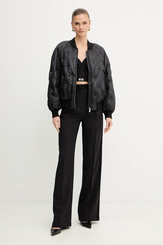 Luisa Spagnoli kurtka bomber 542326 czarny AW25