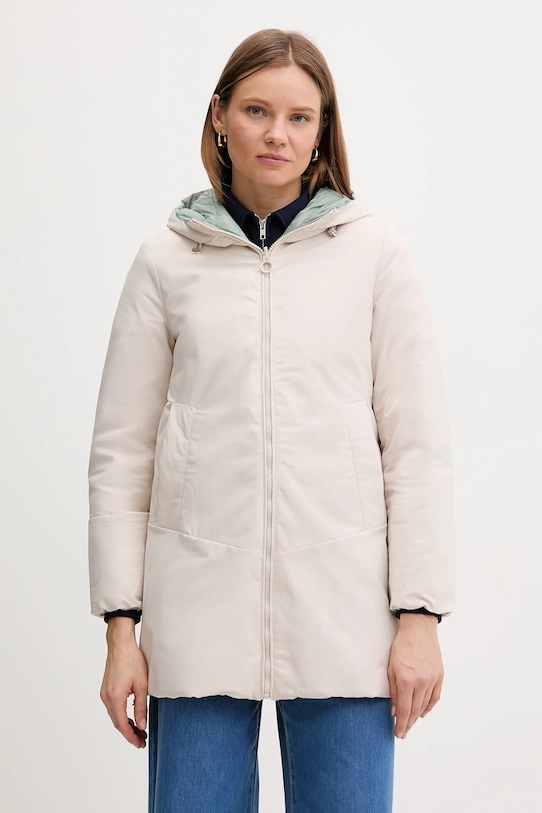 Geox kurtka dwustronna SPHERICA pozostałe beżowy W5628A.TC191