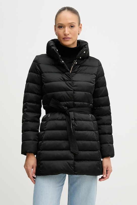 Geox kurtka puchowa BETTANIE bez kaptura czarny W5626N.T3122