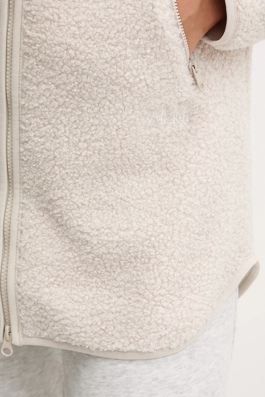 Fleecová mikina Jack Wolfskin HIGH CURL A65074 béžová