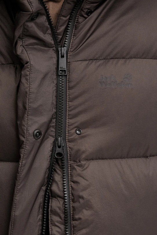 Jack Wolfskin kurtka puchowa ICY HILL A65093 brązowy
