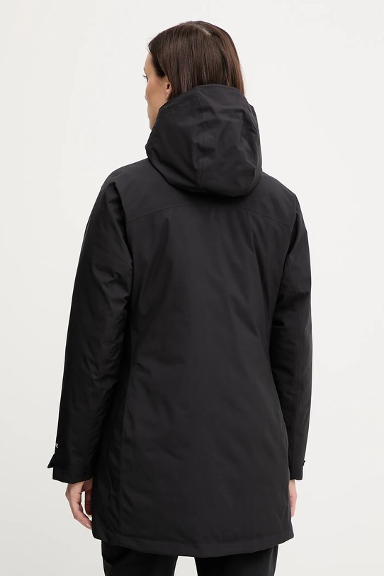 Odzież Jack Wolfskin kurtka puchowa ICECAPE A65298 czarny