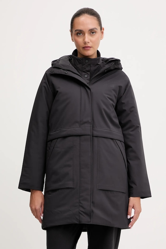 Jack Wolfskin geacă WINTERTIDE cu captuseala negru A65070