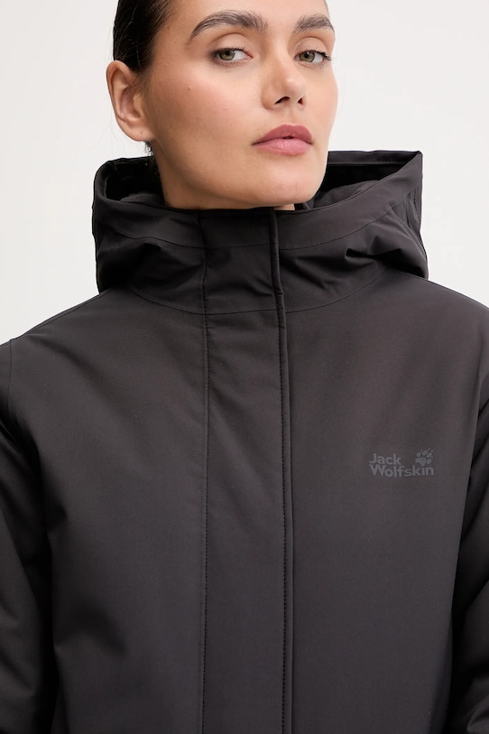 Jack Wolfskin geacă WINTERTIDE negru A65070