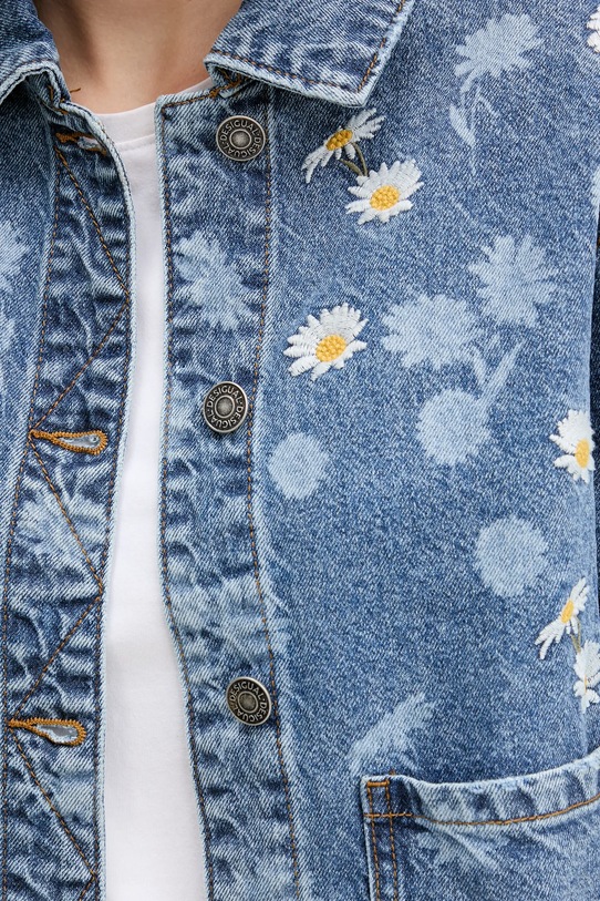 Džínová bunda Desigual DAISY 25WWED15 modrá