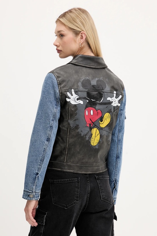 Odzież Desigual kurtka jeansowa CONSTRA 25WWED16 niebieski