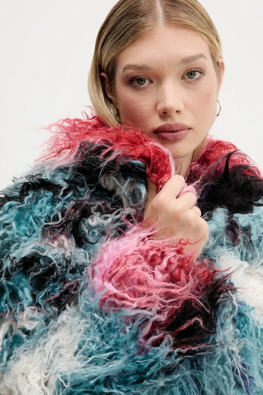 Пальто Desigual CLOUD LACROIX бірюзовий 25WWEW02