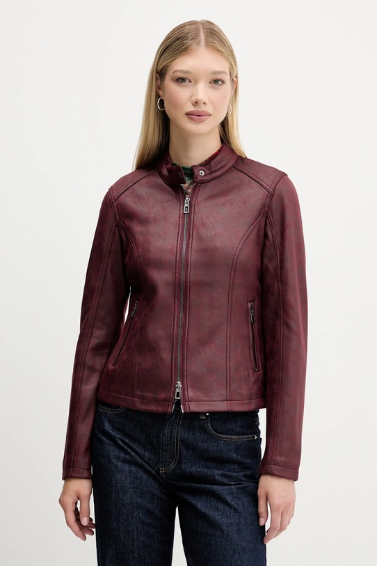 Desigual geacă BASIC cu captuseala burgundia 25WWEW43