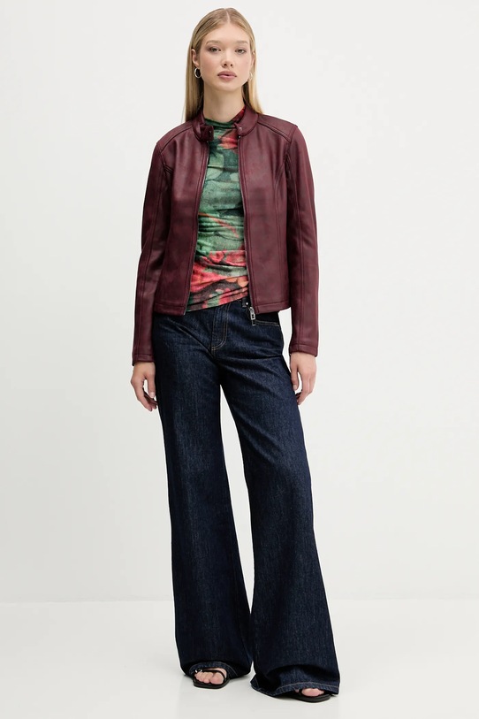 Desigual geacă BASIC 25WWEW43 burgundia AW25