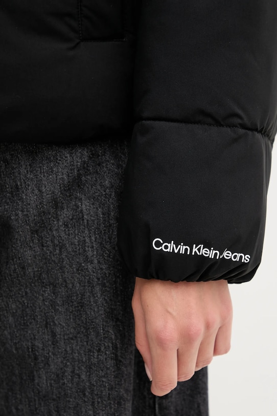 Μπουφάν Calvin Klein Jeans LV047D514G μαύρο