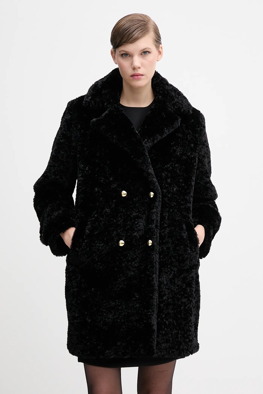 Kabát Gaudi oversize čierna 521FD39001