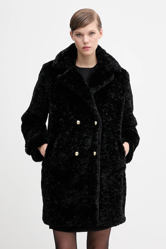 Kabát Gaudi oversize čierna 521FD39001