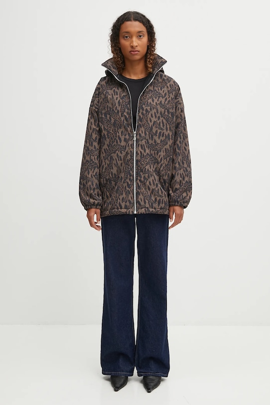 Bavlnená bunda Fiorucci Nylon Banimalier Print Zip Up W02FPOJA440NY01BR01