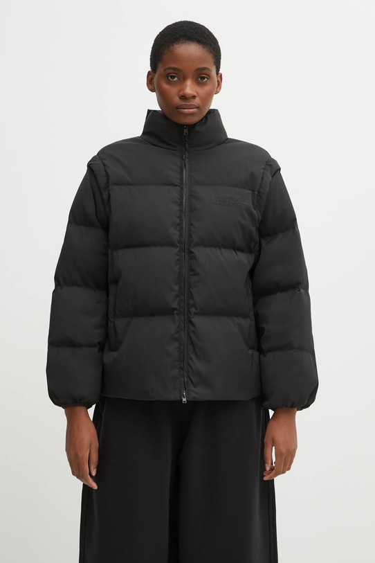 MM6 Maison Margiela geacă de puf fara gluga negru S62AN0159.M35609.900