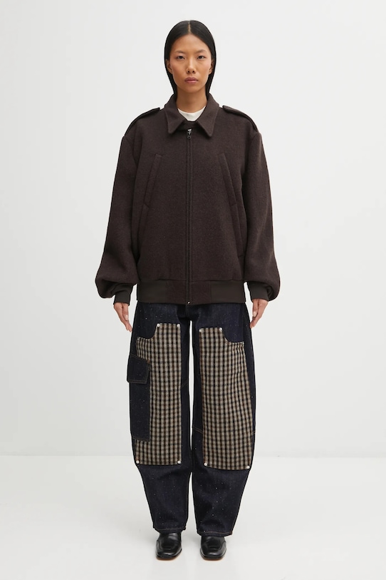 MM6 Maison Margiela kurtka wełniana S62AN0169.M35635.002F