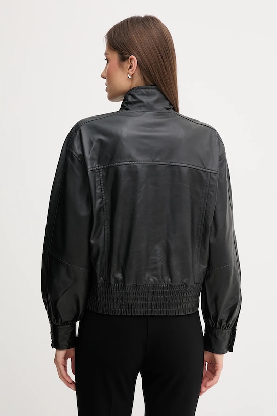 Îmbrăcăminte Pedro del Hierro geacă de piele 5492124 negru